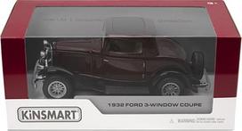 Kinsmart Automobilis 1932 FORD 3-WINDOW COUPE, 1:34