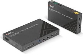 Lindy 70m Cat.6A HDMI 4K60 & Type C HDBaseT 3.0 KVM Extender