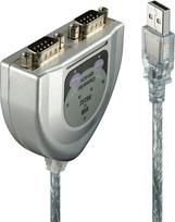 Lindy USB to 2 Port Serial Converter