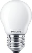 Philips Lemputė Philips LED, P45, E27, 3.4W, 470LM, 2200-2700K, DIM