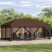 Paviljonas su šoninėmis sienelėmis 6 x 3 m Ruda