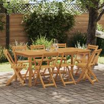 Lauko bistro kėdės 8 pcs Natūrali 40 x 53 x 80 cm