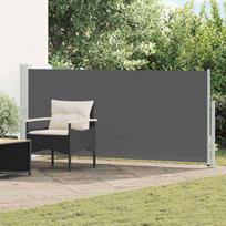 Ištraukiama šoninė užuolaida Antracito 300 x 140 cm Poliesteris
