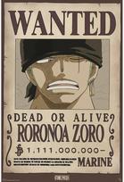Plakatas One Piece - Wanted Zoro Wano, 61 × 91,5 cm