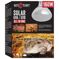 Planet Entertainment „Repti Planet“ – saulės spindulių UVA ir UVB lemputė – 160 W