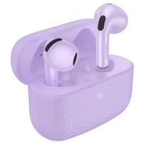 HOCO belaidės ausinės bluetooth TWS EQ15 violetinės