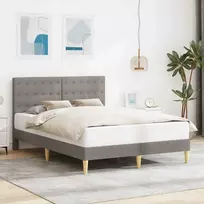 Lova Lovos rėmas su galvūgalio Taupe 140 x 200 cm Audinys