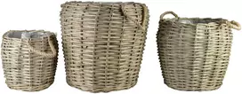 Mondex Since 1986 GUSTAV 3 vnt. pintų užvalkalų rinkinys 49x49x50/36x36x40/29x29x31 cm