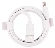 XPECT USB-C to USB-C Round wrapped, baltas