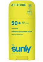 Attitude Vaikiškas mineralinis apsauginis kremas nuo saulės be kvapiklių SPF 50 Sunly 60 g