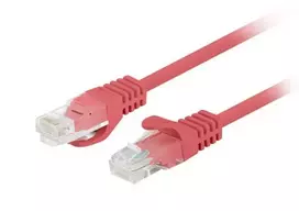 Patchcord cat.5e UTP 3m red 10-pack fluke passed PCU5-20CC-030