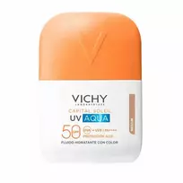 CAPITAL SOLEIL UV AQUA moisturizing fluid with color SPF50 #Medium 50 ml