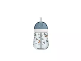 Little Dutch puodelis su šiaudeliu Forest Friends 300 ml