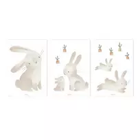 Little Dutch sienos lipdukai Baby Bunny