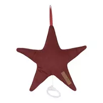 Star-shaped music box Pure Indian Red