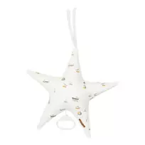 Star-shaped music box ´Sailors Bay White´