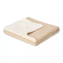 Little Dutch megzta antklodė kūdikio lovytei Pure Soft, kreminė 110×140 cm
