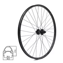 Galinis ratas HAIBIKE RODI TRYP30 Tubeless Ready 29" // diskiniai 6 varžtų, 32H, kasetė, Thru-Axle, MAVIC MX801, aliuminis