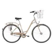 Bicycle ROMET Art Deco Classic, with front basket, beige (L)