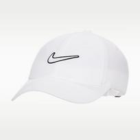 Nike Club Unstructured Swoosh Cap White/ White - Dydis S/M (FB5369-100 Kitos kepurės)