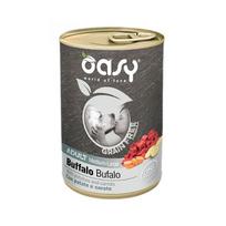 Oasy Grain Free Adult Medium/Large konservai su buivoliena didelių veislių šunims, 400 g