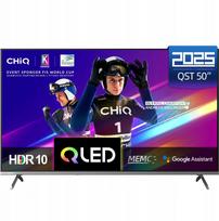Televizorius CHiQ U50QST 50", UHD, QLED, Google TV, DLG 120 Hz, Dolby Audio, be rėmelio, metalinė | U50QST | 8592344206108