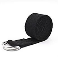 Yoga goods,Yoga Strap, Band for Stretching, Flexibility, Balance, Pilates, Exercise Fitness Workout,black
