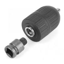 2–13 mm plastikinis greito užveržimo grąžto griebtuvas su 1/2 colio grąžto griebtuvo adapteriu smūginiams veržliasukiams konvertuoti