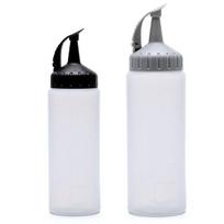 Kitchen tools,Liquid Squeeze Bottles | 2-Piece Food Grade Plastic Set for Condiments & Sauces, Translucent,Style:Style 2;