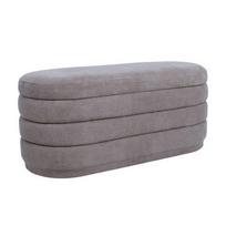 Suoliukas su daiktadėže Home4You Hiro, rudas