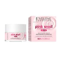 EVELINE PINK SNAIL PDRN JELLY - SLIME MOISTURIZING & ILLUMINATING veido kremas, 50  ml