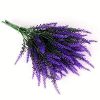 3 vnt. dirbtinių levandų puokštės,  Violetinė