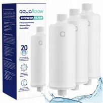 AquaFloow dušo filtras mažina chloro kiekį išvalo x3