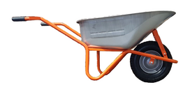 Karutis oranžinis WB999 PROFI 100L, 200kg pripučiamais (pilkais) ratais 8 sluoksnių