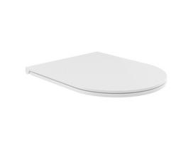 Lėtai nusileidžiantis klozeto dangtis Besco Laax, White