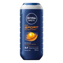 Dušo želė Nivea Men Sport vyrams, 250 x 2 vnt.