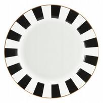 Ambition lėkštė Ribs, 27 cm, juoda/balta, 1 vnt.