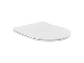Lėtai nusileidžiantis klozeto dangtis Besco Aspen Slim, White