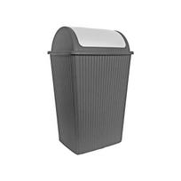 Domotti šiukšlinė Curly, 10 l, pilka