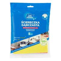 Home Sweet Home biologiškai skaidomos kempinės šluostės, 5 vnt.