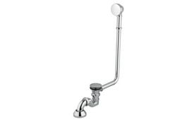 Vonios sifonas su persipylimu Besco Retro Klik-Klak (Amelia), Chrome