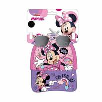 Disney Minnie Mouse saulės akinių ir kepurės rinkinys