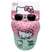 Hello Kitty saulės akinių ir kepurės rinkinys