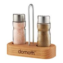 Domotti druskinės ir pipirinės rinkinys Temis, 12x6.5 cm