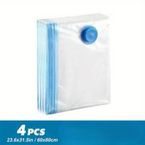 Dulkių suspaudimo maišai drabužiams su pompa - 4 vnt., 23.6x31.5in/60x80cm-4vnt