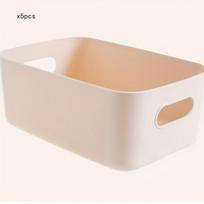 5vnt/set Plastikinė Dėžutė Kosmetikos ir Virtuvės Saugojimui,  Abrikosai (5 pakuotės)