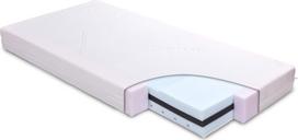 Čiužinys vaikiškoms lovytėms BabyMatex Fresh, 140 cm x 70 cm, vidutinio kietumo