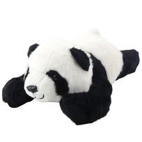 Pliušinis žaislas panda Lean Toys 22527, balta sp./juoda sp., 30 cm