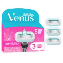 Keičiamos skustuvo galvutės Gillette Venus Party Edition, 3 vnt