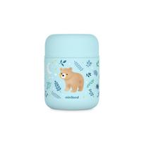 Termosas maistui Miniland Thermy Mini Bear, 280 ml, 0 mėn., 9.3 cm, nerūdijantysis plienas, mėlyna sp.